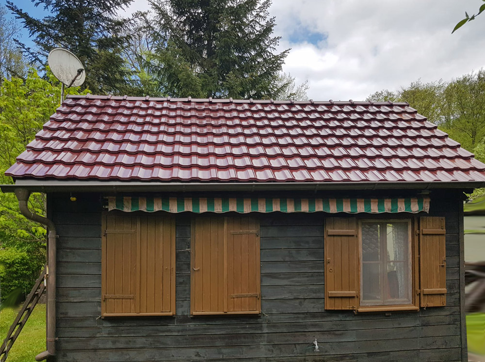 Erneuerung Dach Gartenhaus, Leonberg