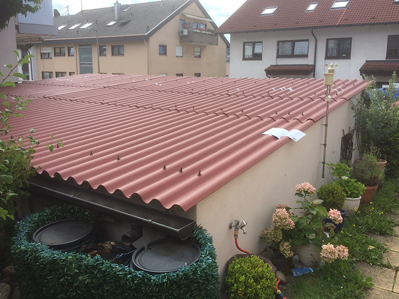 Garageneindeckung, Höfingen