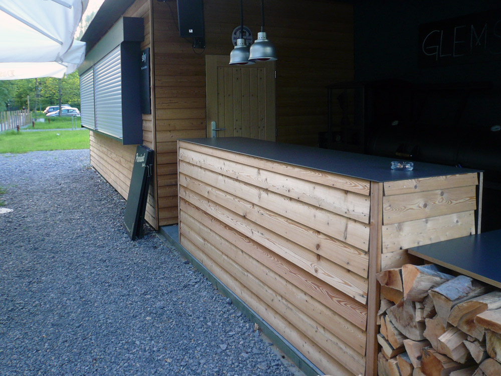 Ausschank Biergarten, Gastronomiewelt im Glemstal, Leonberg-Höfingen