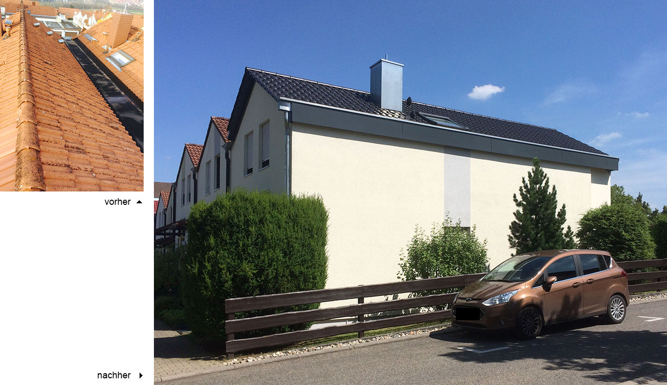 Dachsanierung Reihenhaus Leonberg