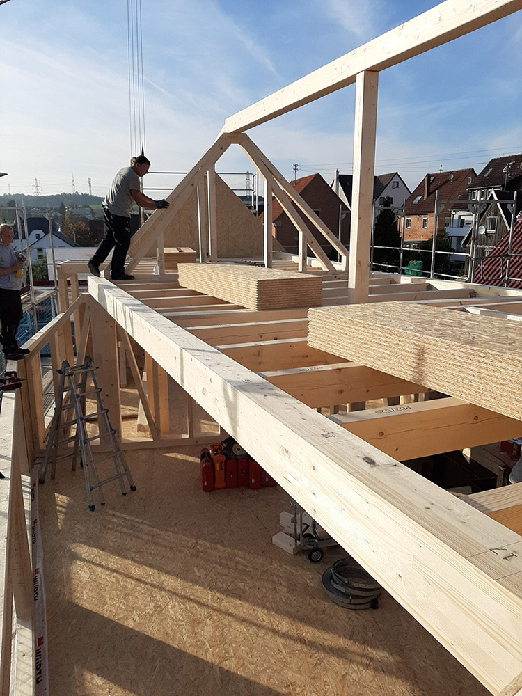 Aufstockung Holzständerbauweise, Bild 7