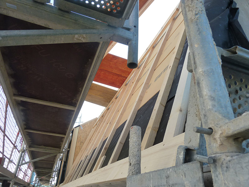 Mansardendach Neubau Mehrfamilienhaus, Höfingen