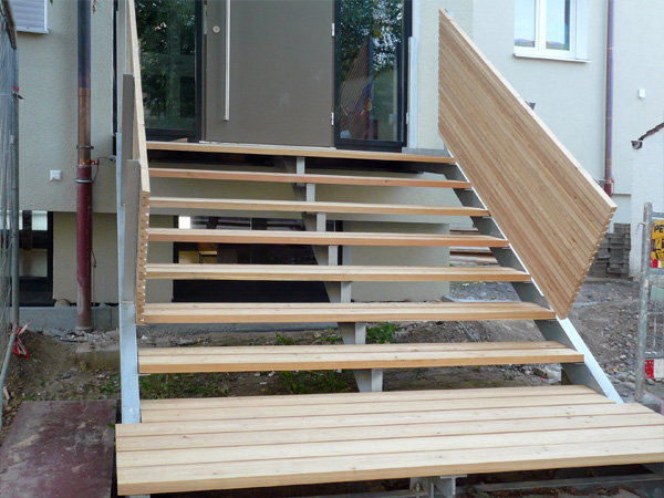 Außentreppe Lärche, Kiga Hemmingen